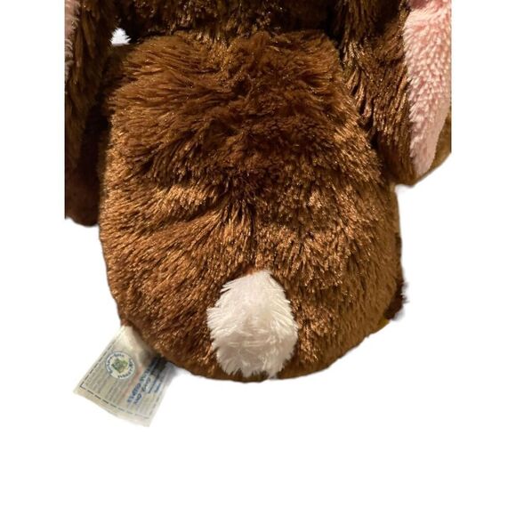 Build A Bear Toy's Dark Brown Pink ears Retured Bunny Plush Stuffed 18" - Picture 6 of 14